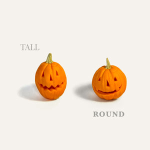 Jack-o-Lantern Pumpkin with and without Led Light and Wood Box